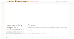 Desktop Screenshot of estetica-allbeauty.it